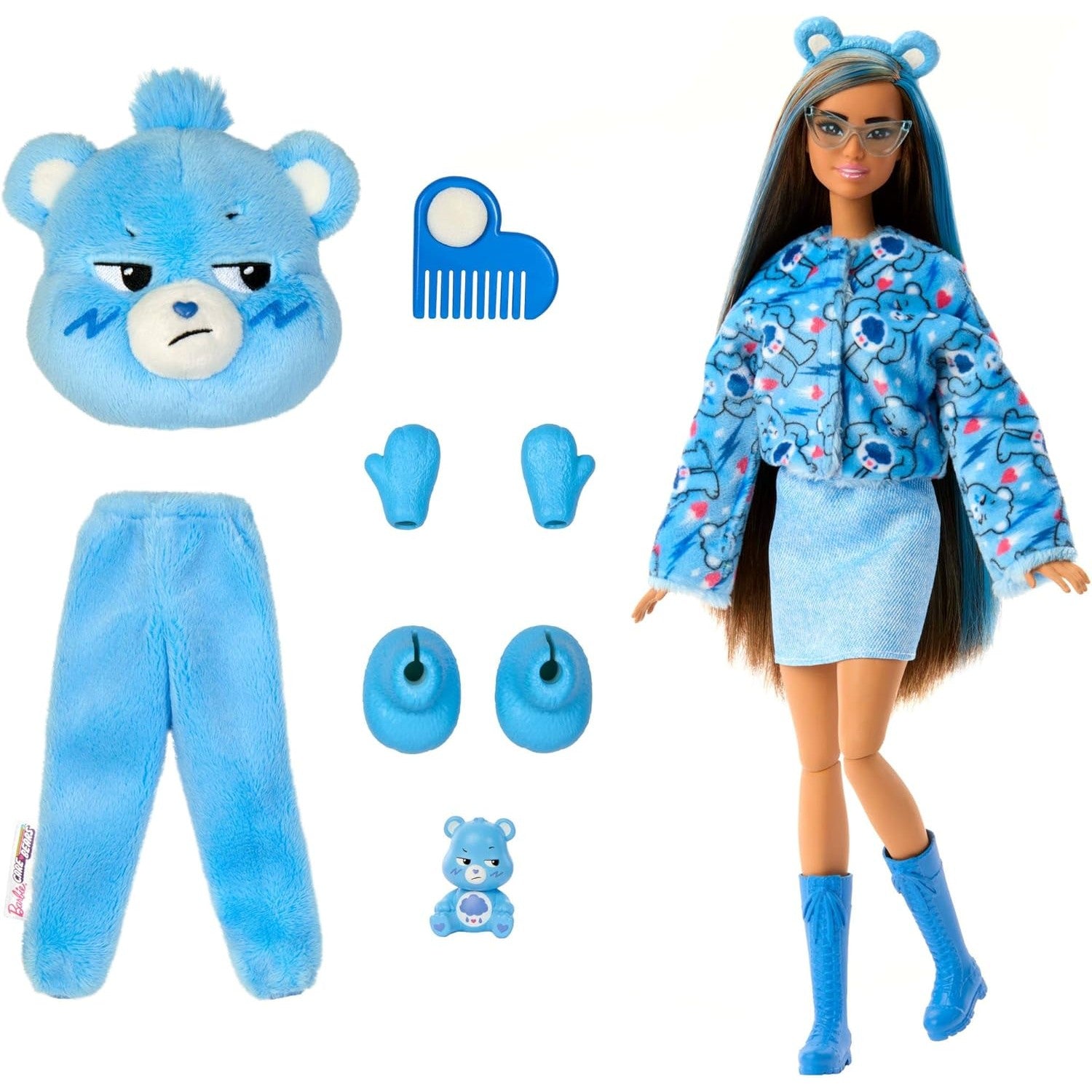 Barbie Cutie Reveal Care Bears Grumpy Bear