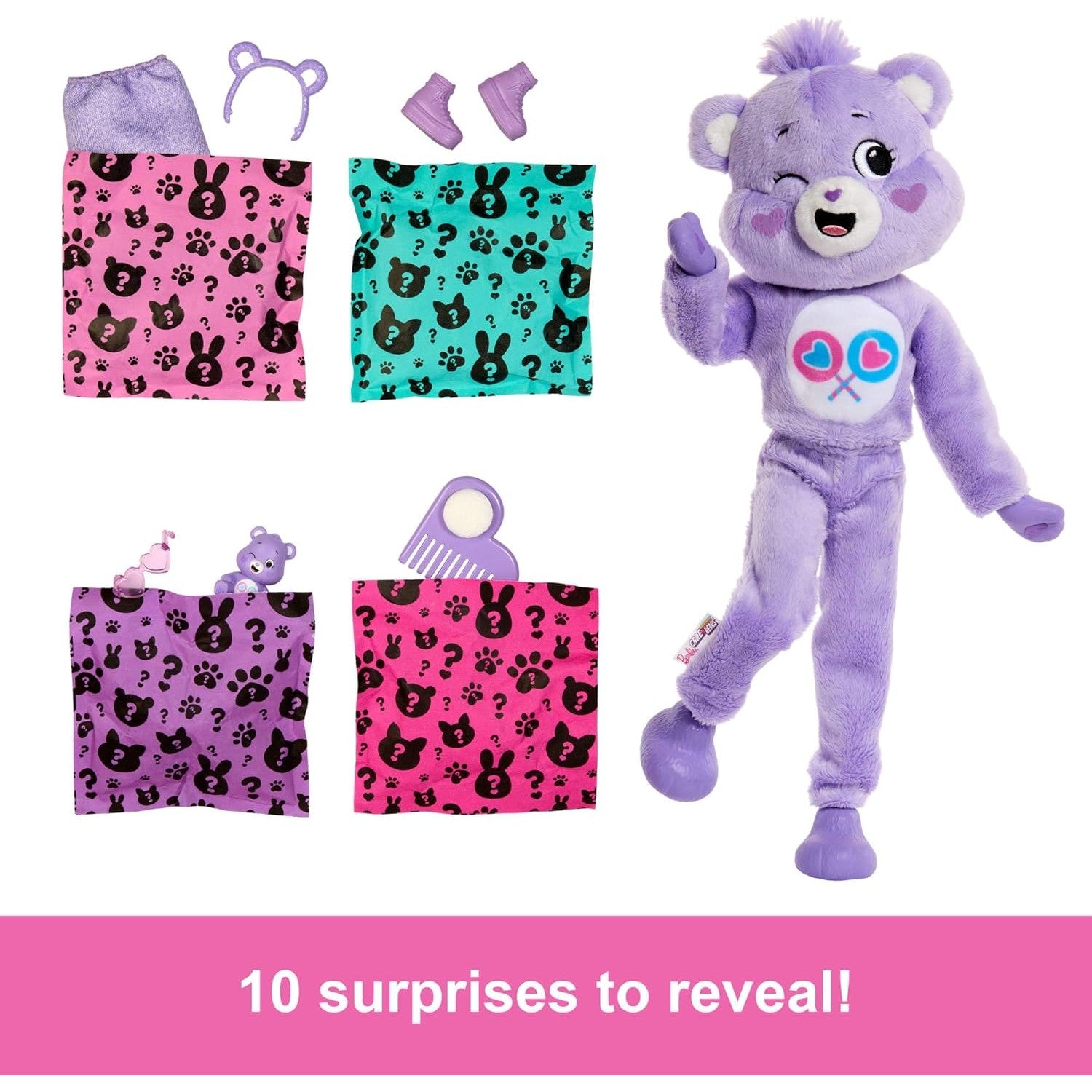 Barbie Cutie Reveal Care Bears Share Bear