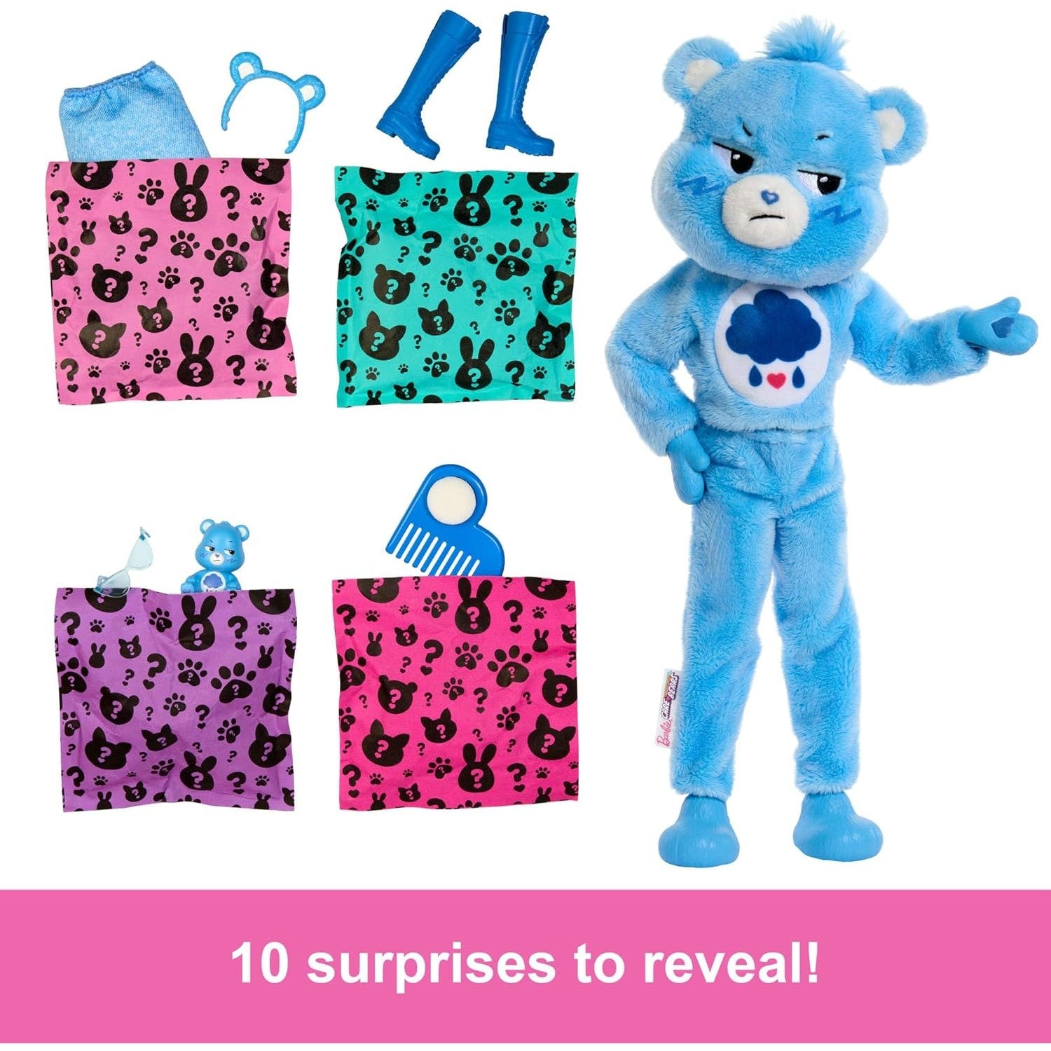 Barbie Cutie Reveal Care Bears Grumpy Bear