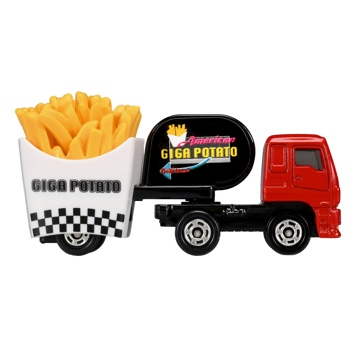 TOMICA No.55 Isuzu Giga Fried Potato Car – 824626 Side View lpr