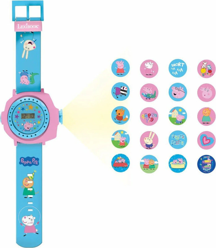 Lexibook Peppa Pig Children's Projection Watch with 20 Images