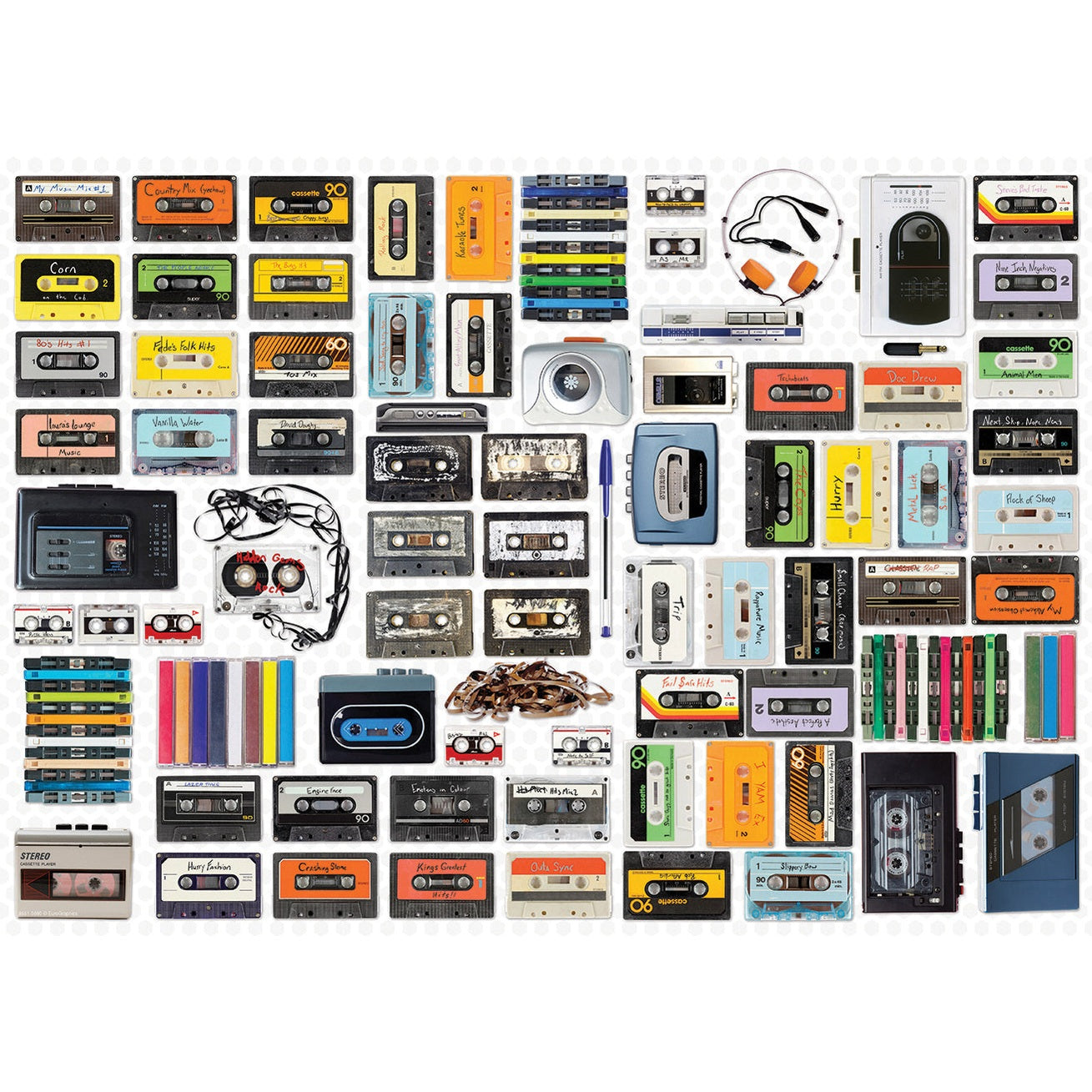 Eurographics Cassette Player / Collectable Tin 550 Piece Smart Cut Jigsaw Puzzle