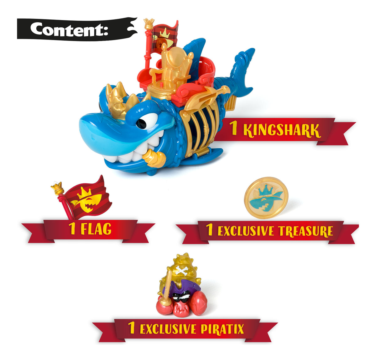 Piratix - King Shark Golden Teeth