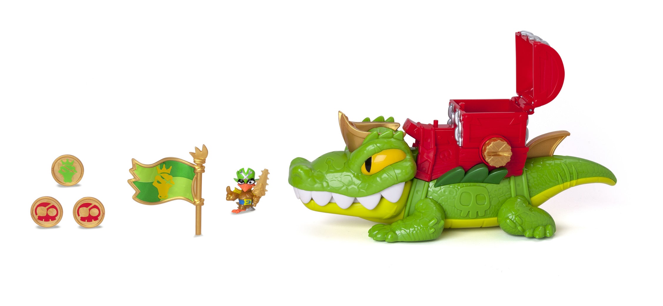 Piratix King Croc Interactive Crocodile Playset with Captain Jawcrush