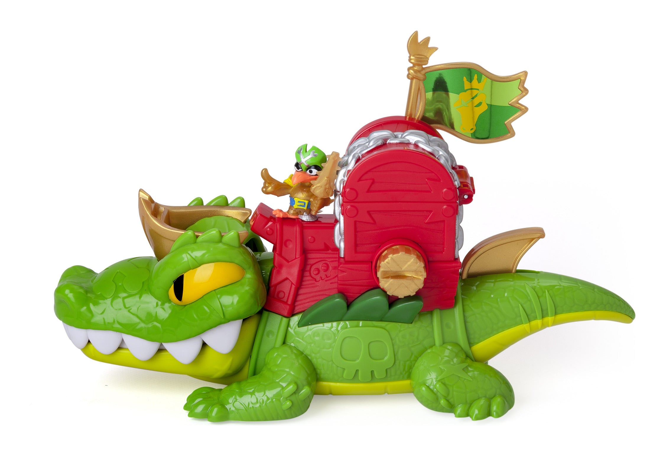 Piratix King Croc Interactive Crocodile Playset with Captain Jawcrush
