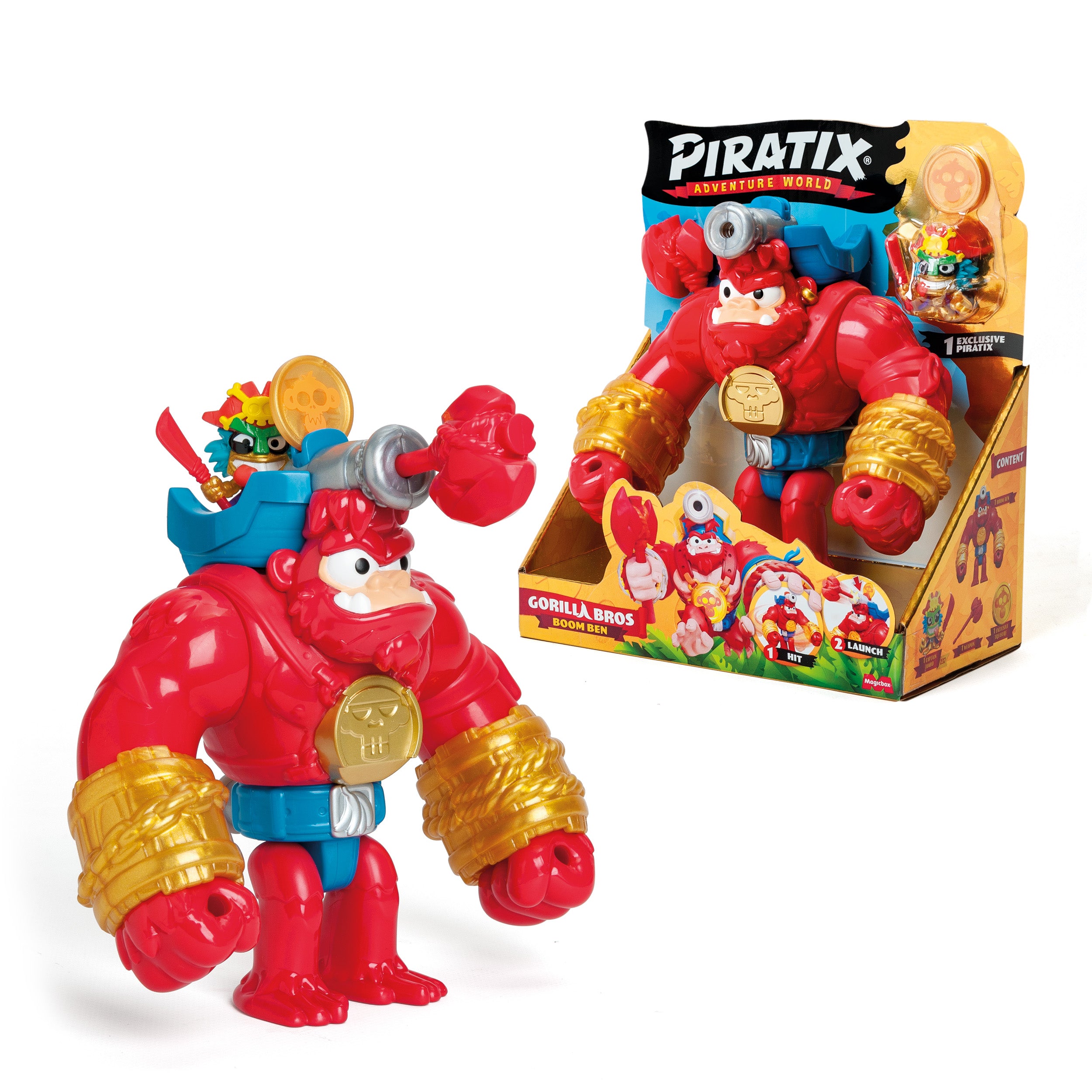 Piratix Gorilla Bros Boom Ben Action Figure