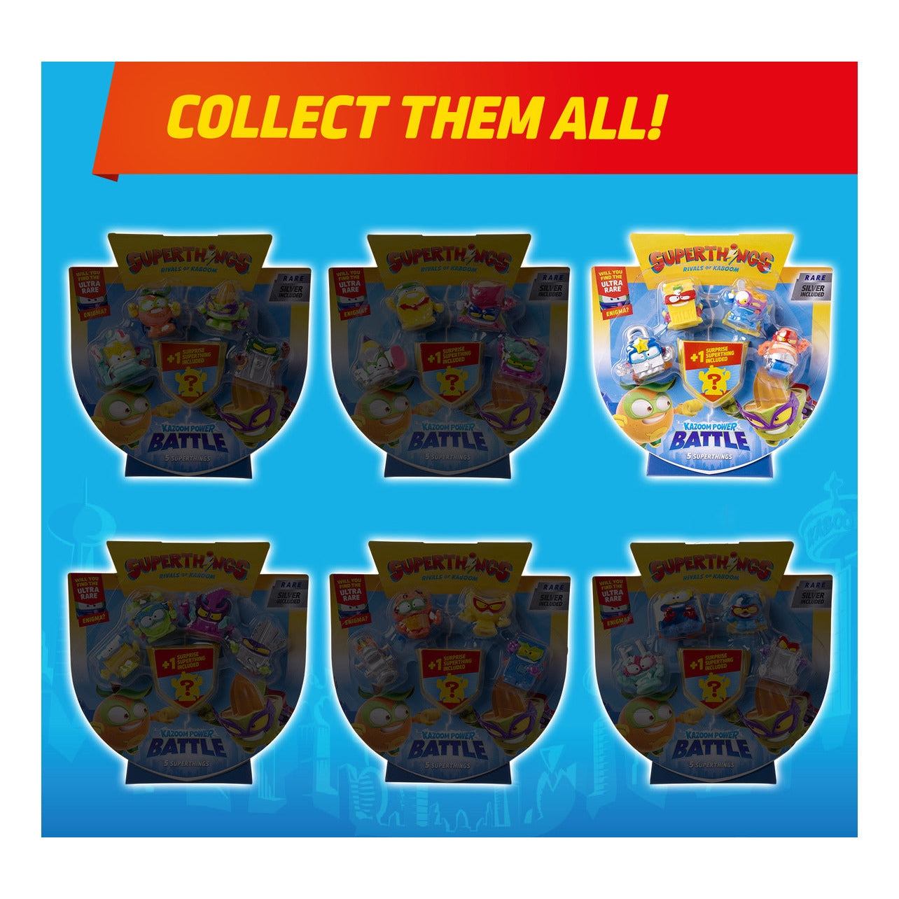 SuperThings Kazoom Power Battle Five Pack