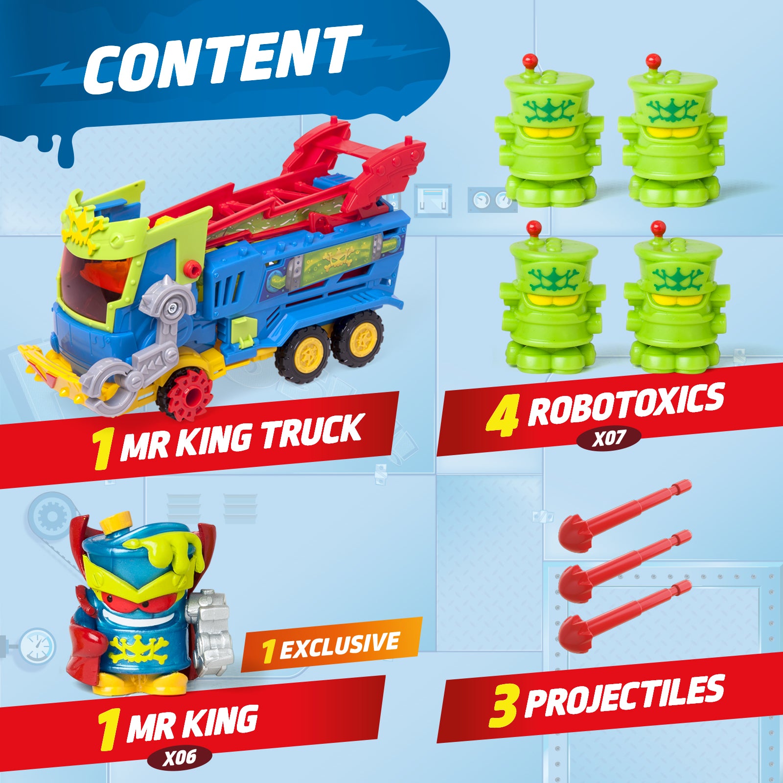 SuperThings Kazoom Power Mr King Truck Playset