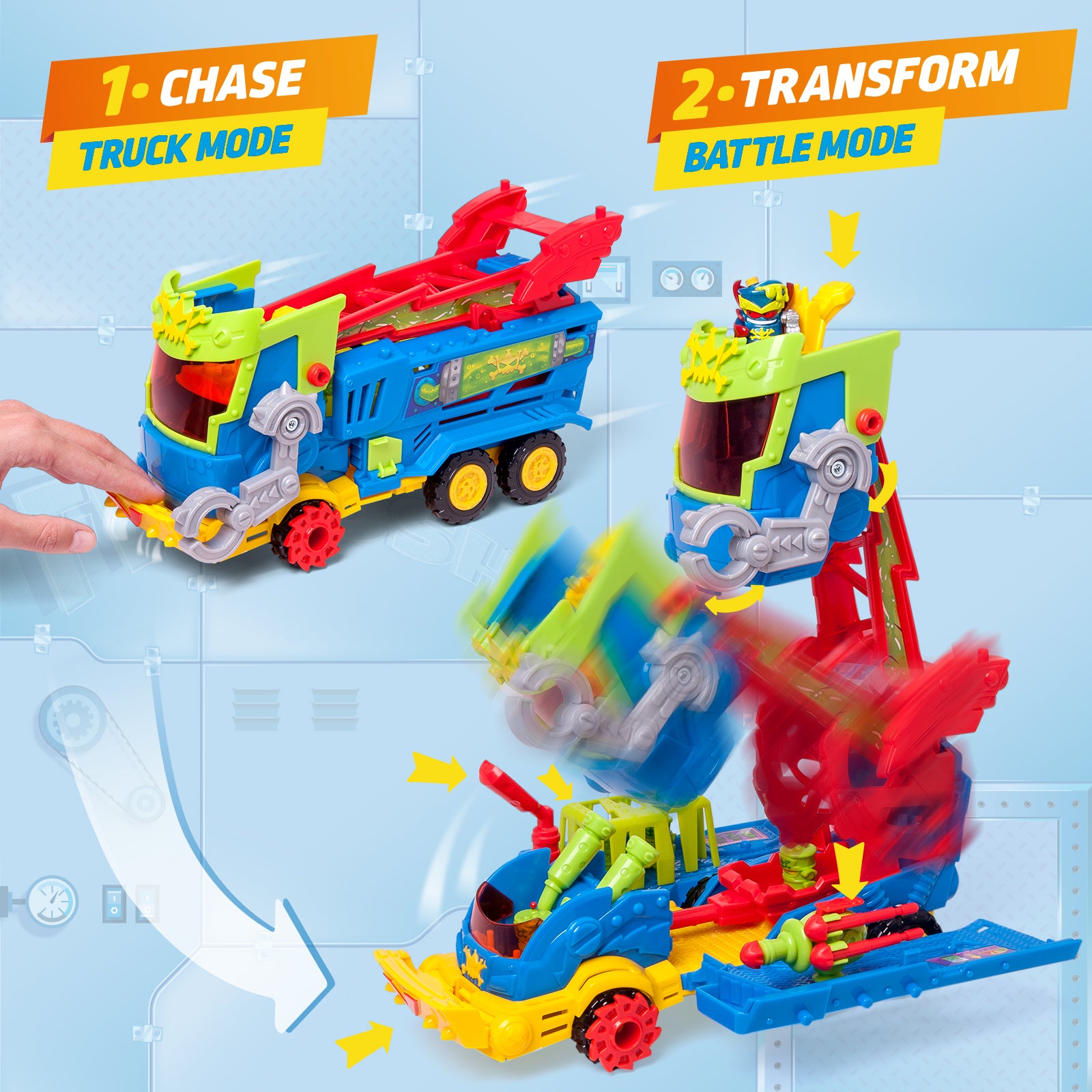 SuperThings Kazoom Power Mr King Truck Playset