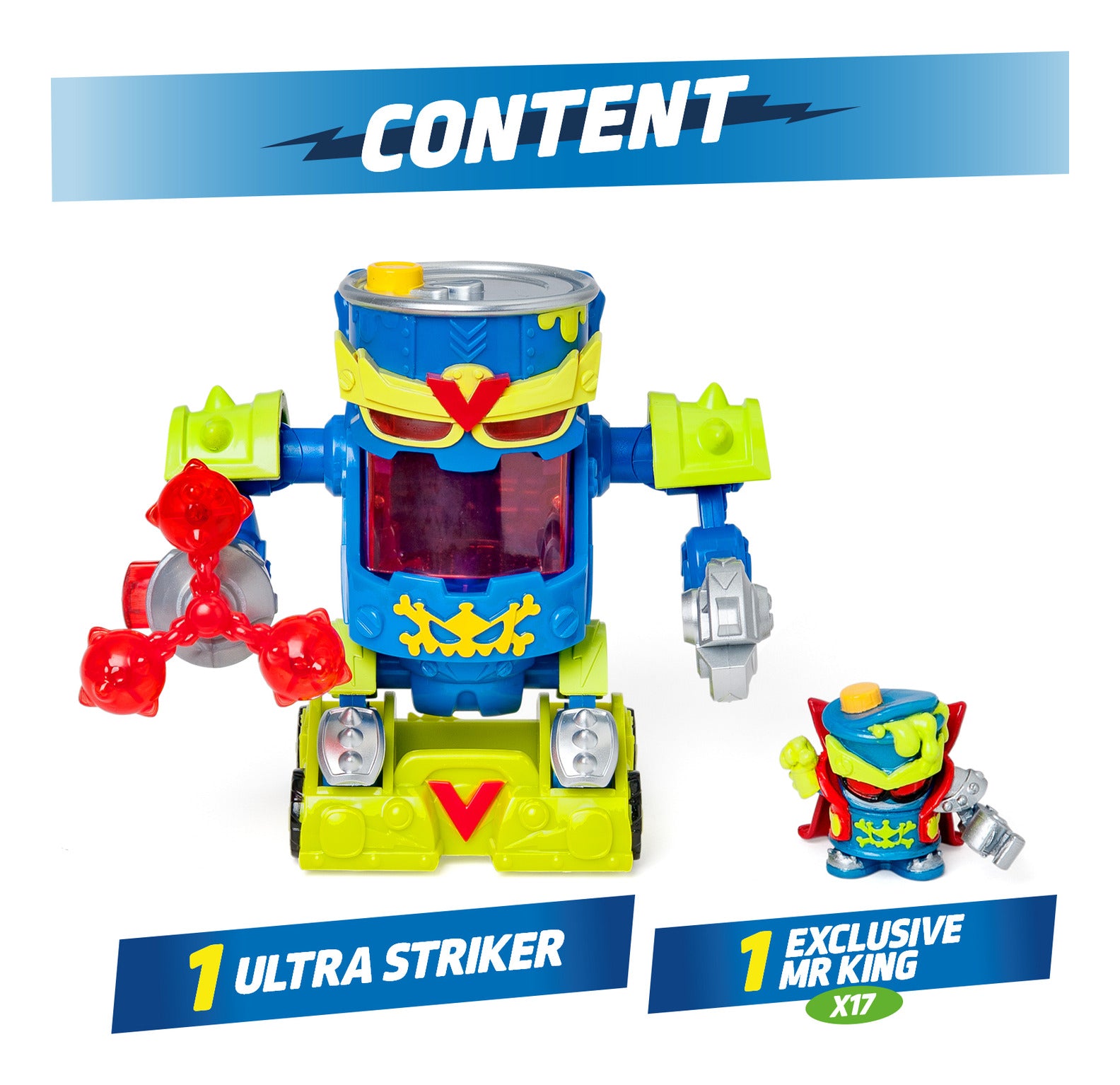 SuperThings Kazoom Power Ultra Striker Mr King Robot