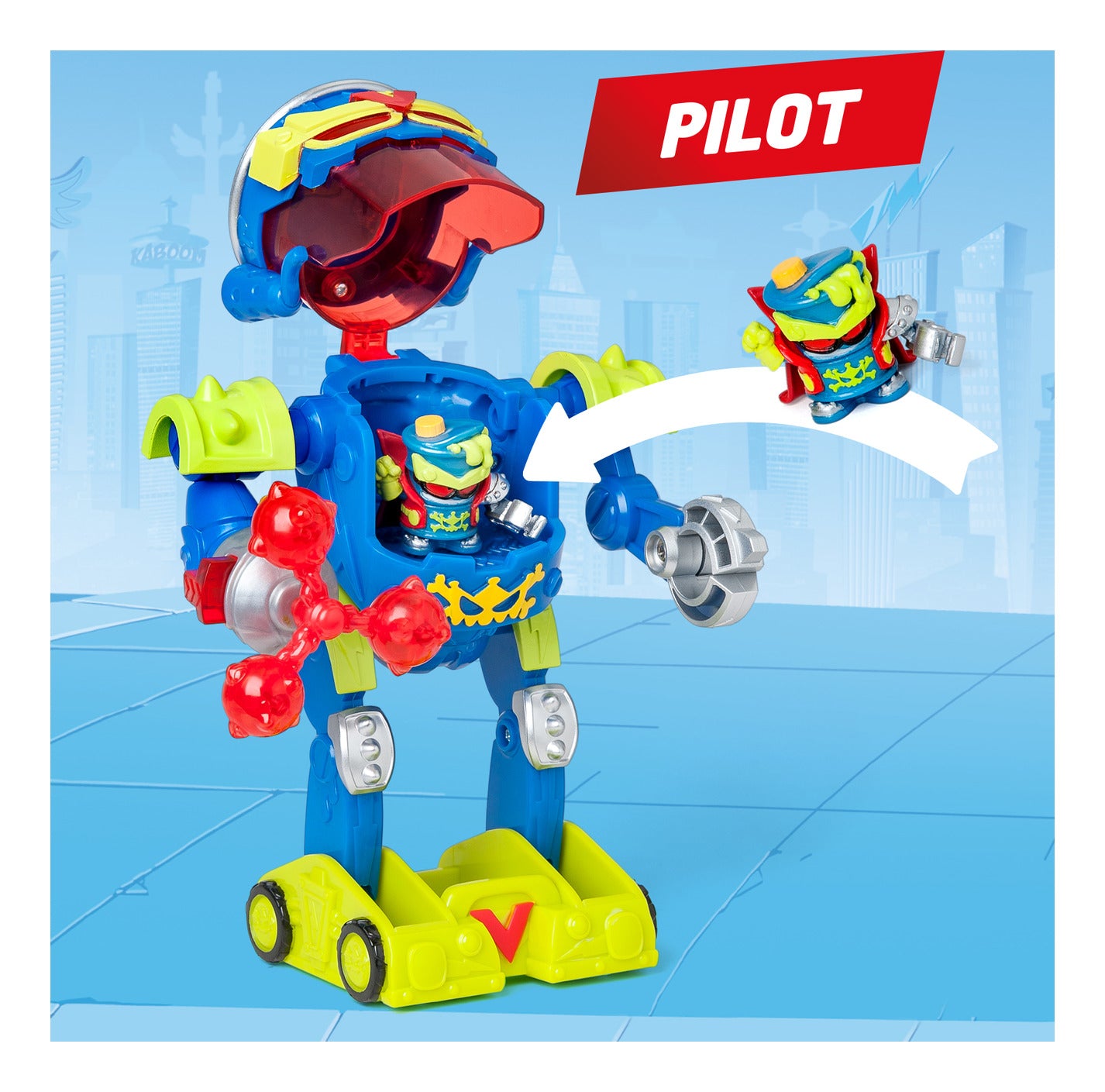 SuperThings Kazoom Power Ultra Striker Mr King Robot