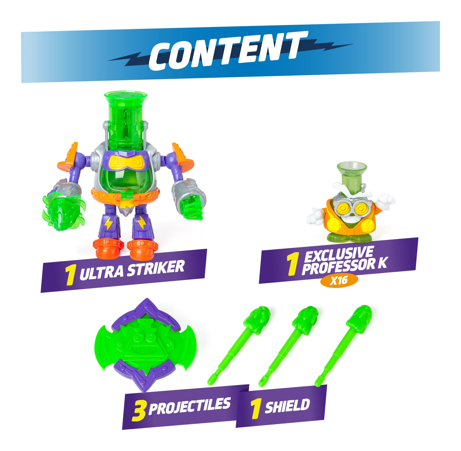 SuperThings Kazoom Power Ultra Striker Professor K Robot