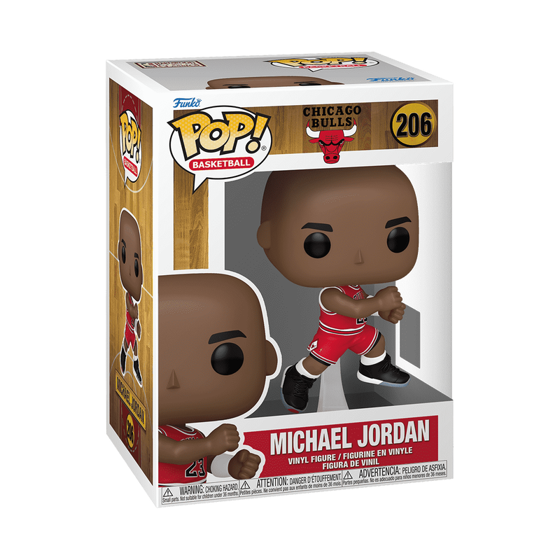 Funko Pop! NBA Chicago Bulls Michael Jordan 1989 Playoffs “The Shot” Vinyl Figure #206