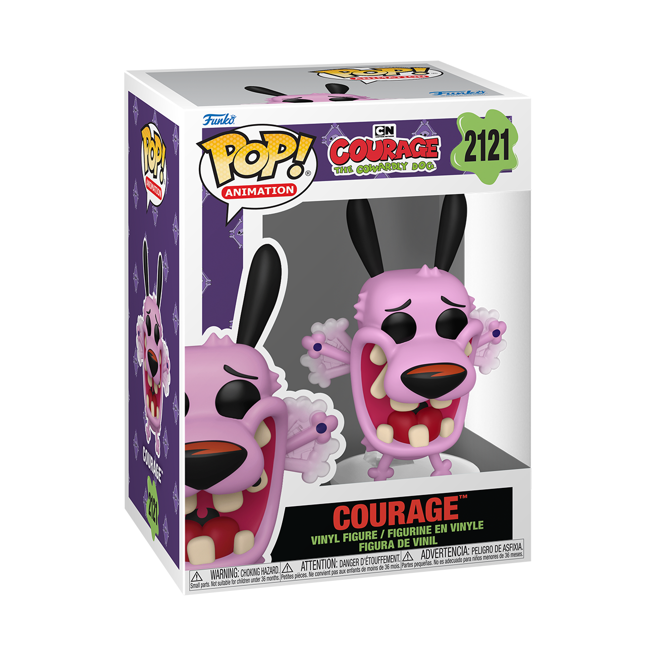 Funko Pop! Animation Courage the Cowardly Dog Courage Vinyl Figure #2121