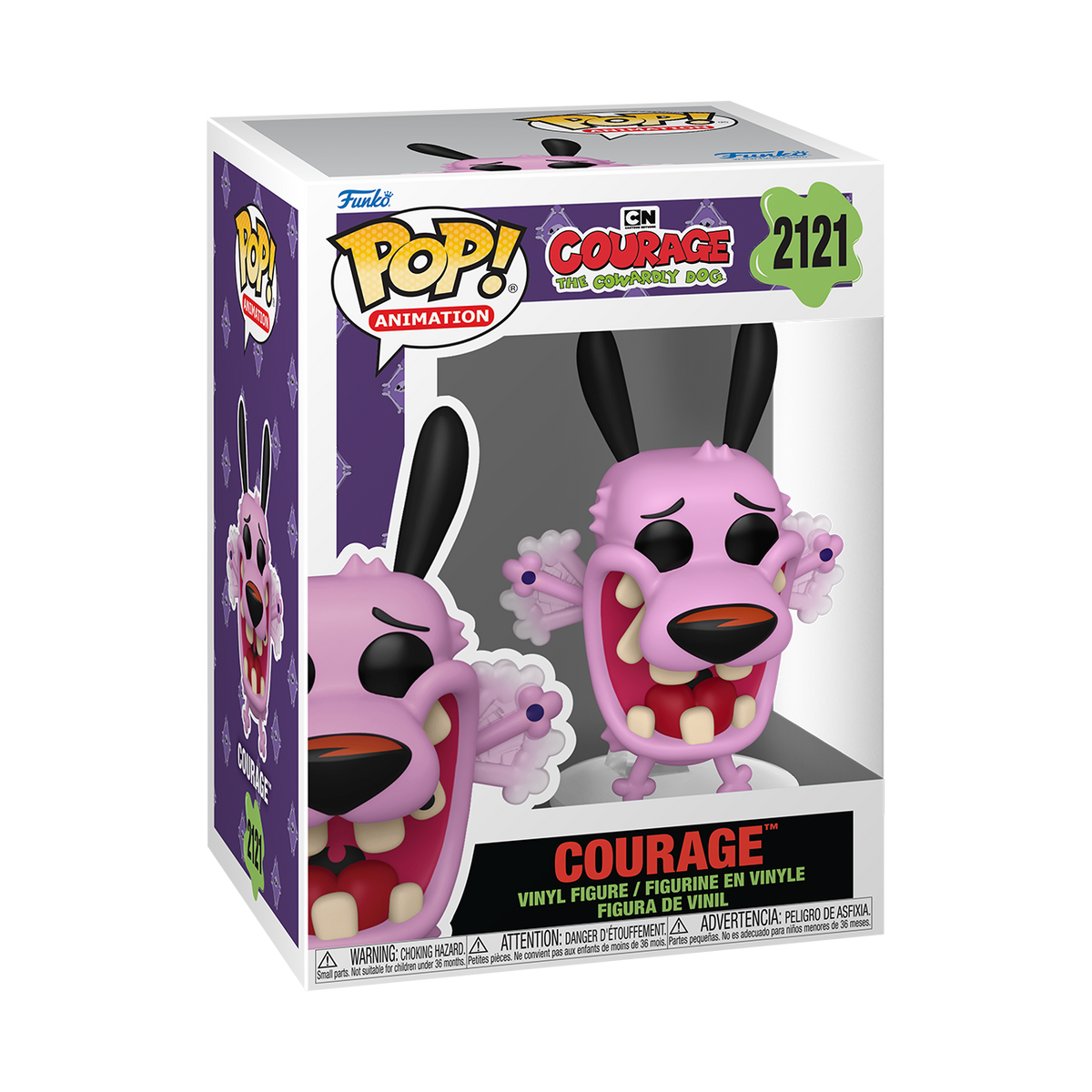 Funko Pop! Animation Courage the Cowardly Dog Courage Vinyl Figure #2121