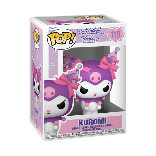 Funko Pop! Sanrio Kuromi Grumpy 20th Anniversary Vinyl Figure #119