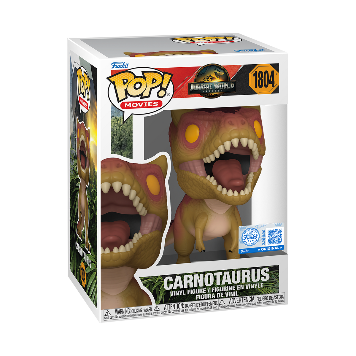 Funko Pop! Vinyl Jurassic World: Rebirth Carnotaurus #1804