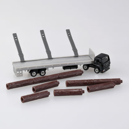 TOMICA No.125 Isuzu Giga Wood Transporter – 879541 Action Cut lpr