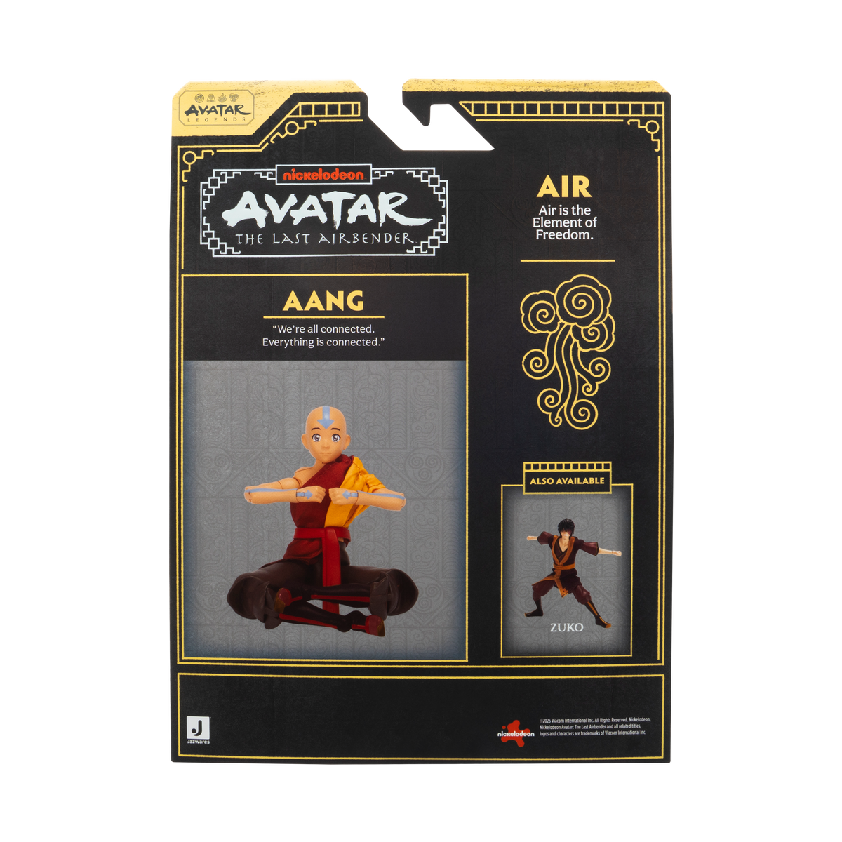 Jazwares Avatar: The Last Airbender Aang Book Three 6.5-Inch Action Figure