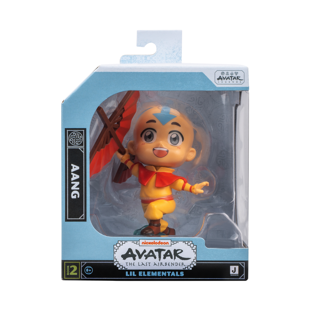 Jazwares Avatar: The Last Airbender Aang 4-Inch Kawaii Mini Figure