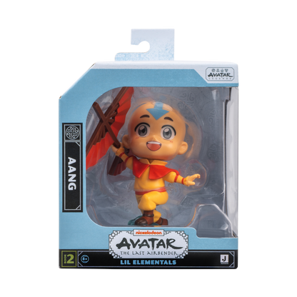 Jazwares Avatar: The Last Airbender Aang 4-Inch Kawaii Mini Figure