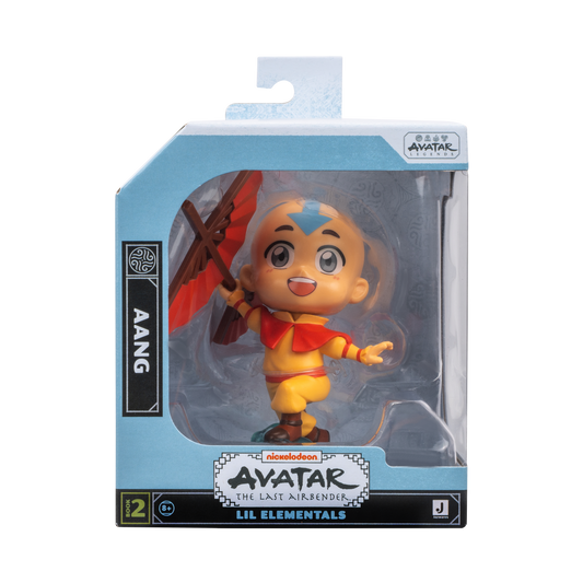 Jazwares Avatar: The Last Airbender Aang 4-Inch Kawaii Mini Figure