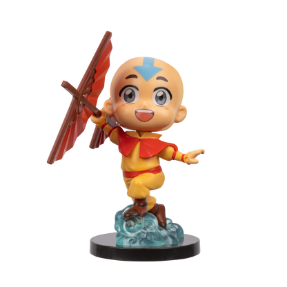 Jazwares Avatar: The Last Airbender Aang 4-Inch Kawaii Mini Figure