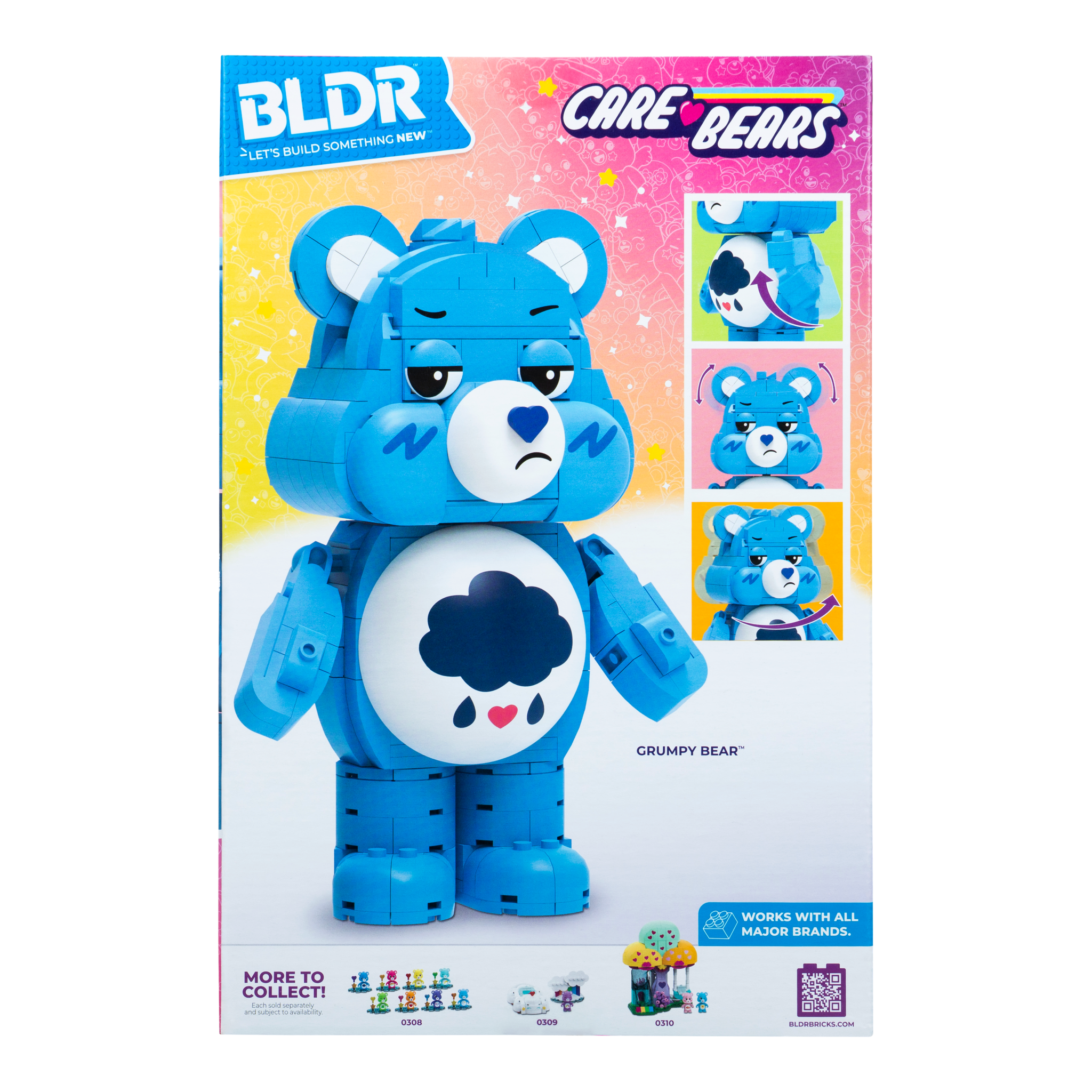 BLDR Care Bears Grumpy Bear Building Set – 419 Pieces