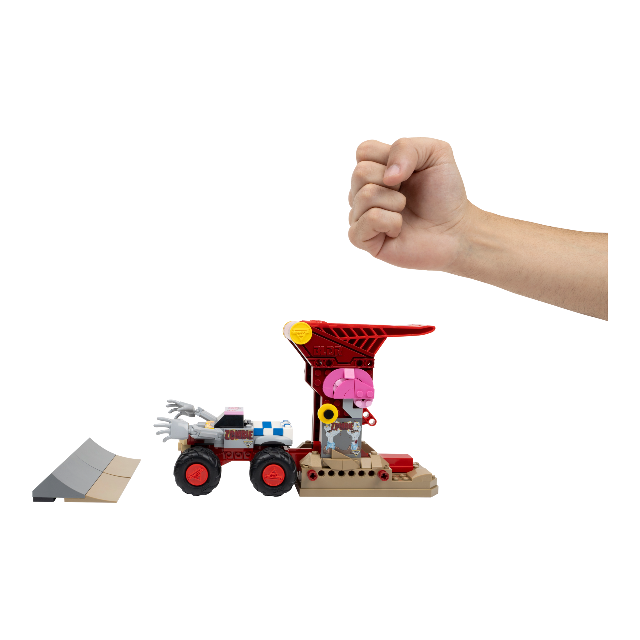BLDR Monster Jam Zombie Smash & Launch Building Set