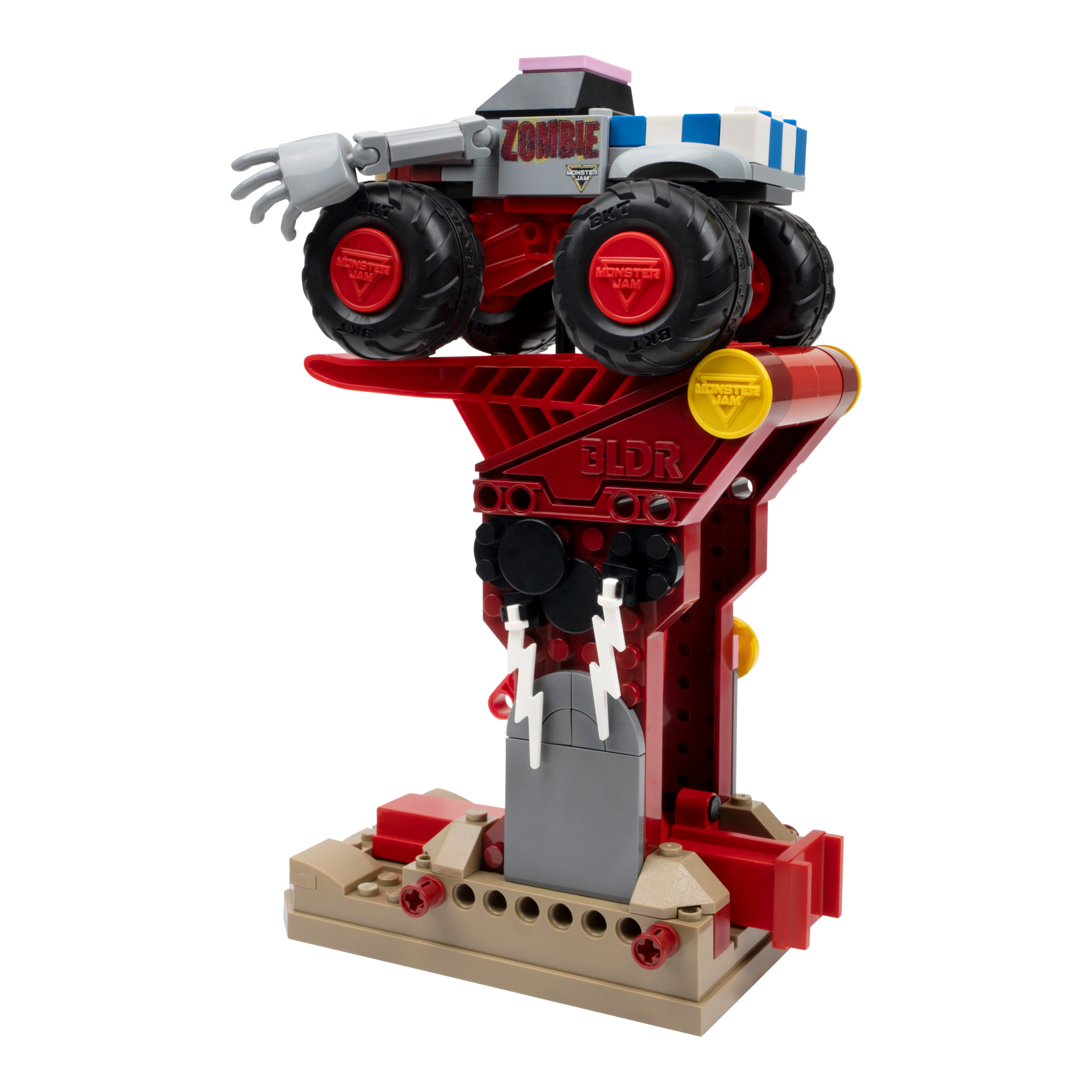 BLDR Monster Jam Zombie Smash & Launch Building Set
