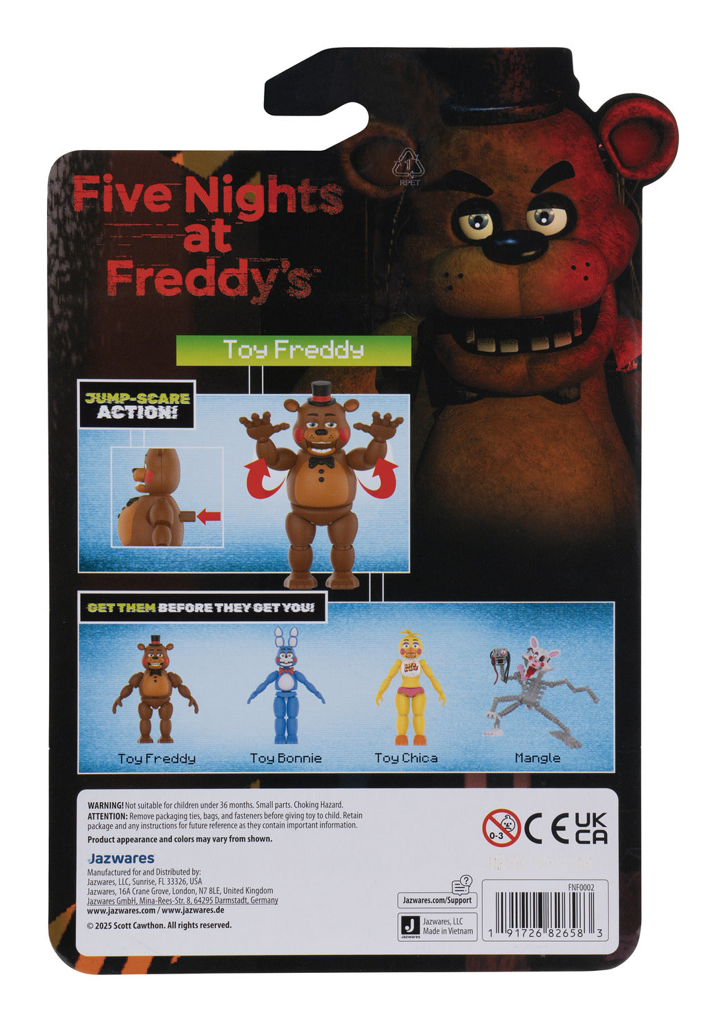 ** FNAF - 5in Core Figure Single Packs Asst