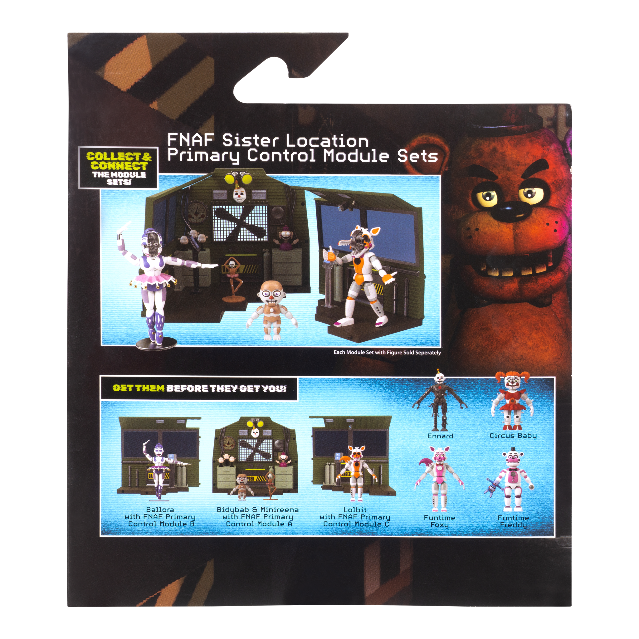 Five Nights at Freddy's Lolbit with Primary Control Module Figure Set
