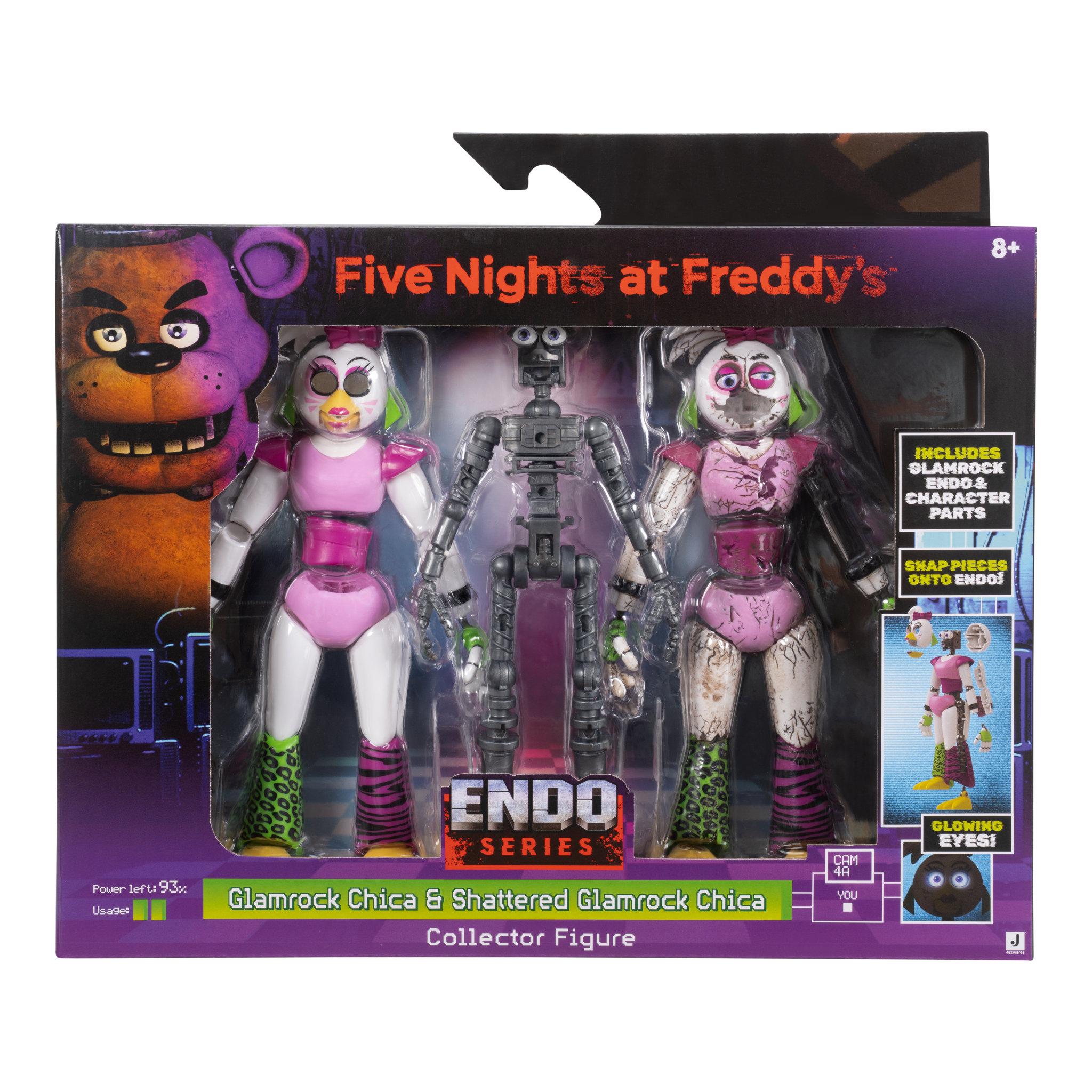 Five Nights at Freddy's Endo-Series 6-Inch Glamrock Endo with Glamrock Chica Parts