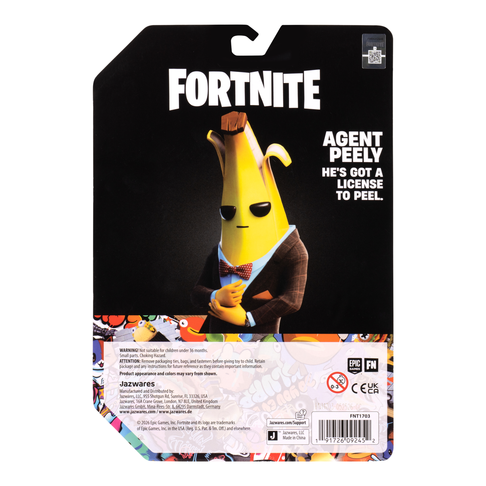 Fortnite Legendary Series Agent Peely 6-Inch Action Figure