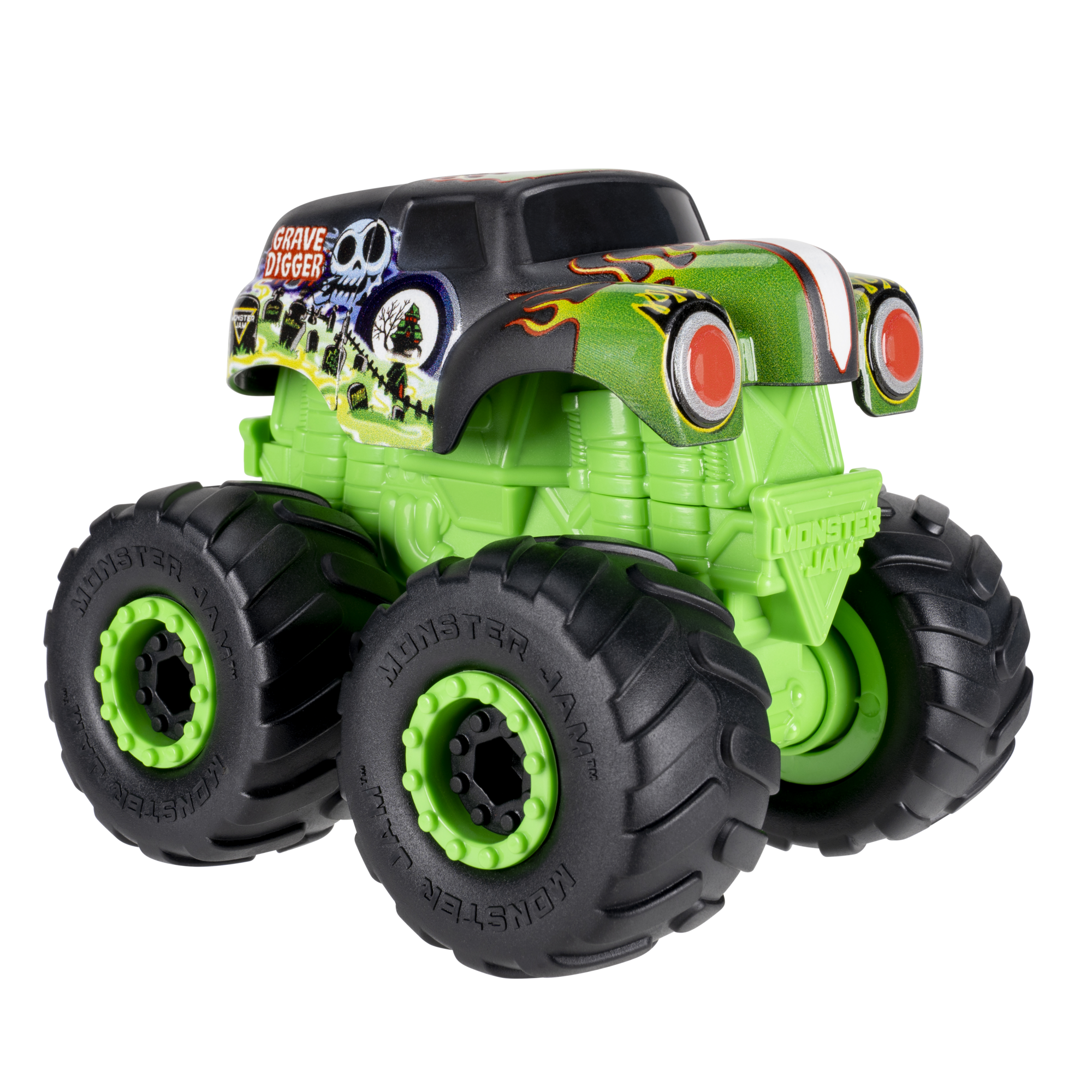 Monster Jam Grave Digger Monstruction Truck 5-Inch Buildable Vehicle