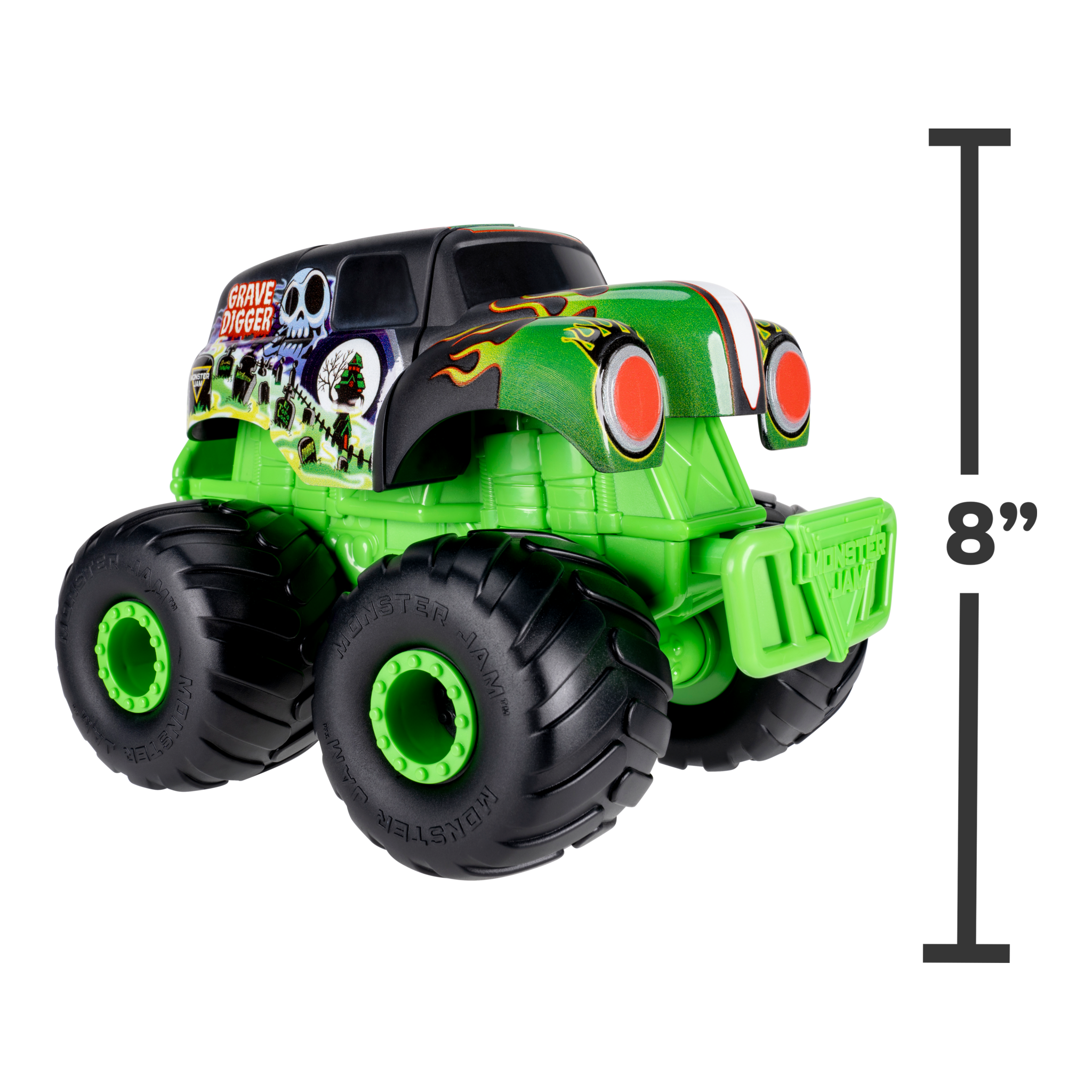 Monster Jam Monstruction Grave Digger 8-Inch Build & Crash Monster Truck