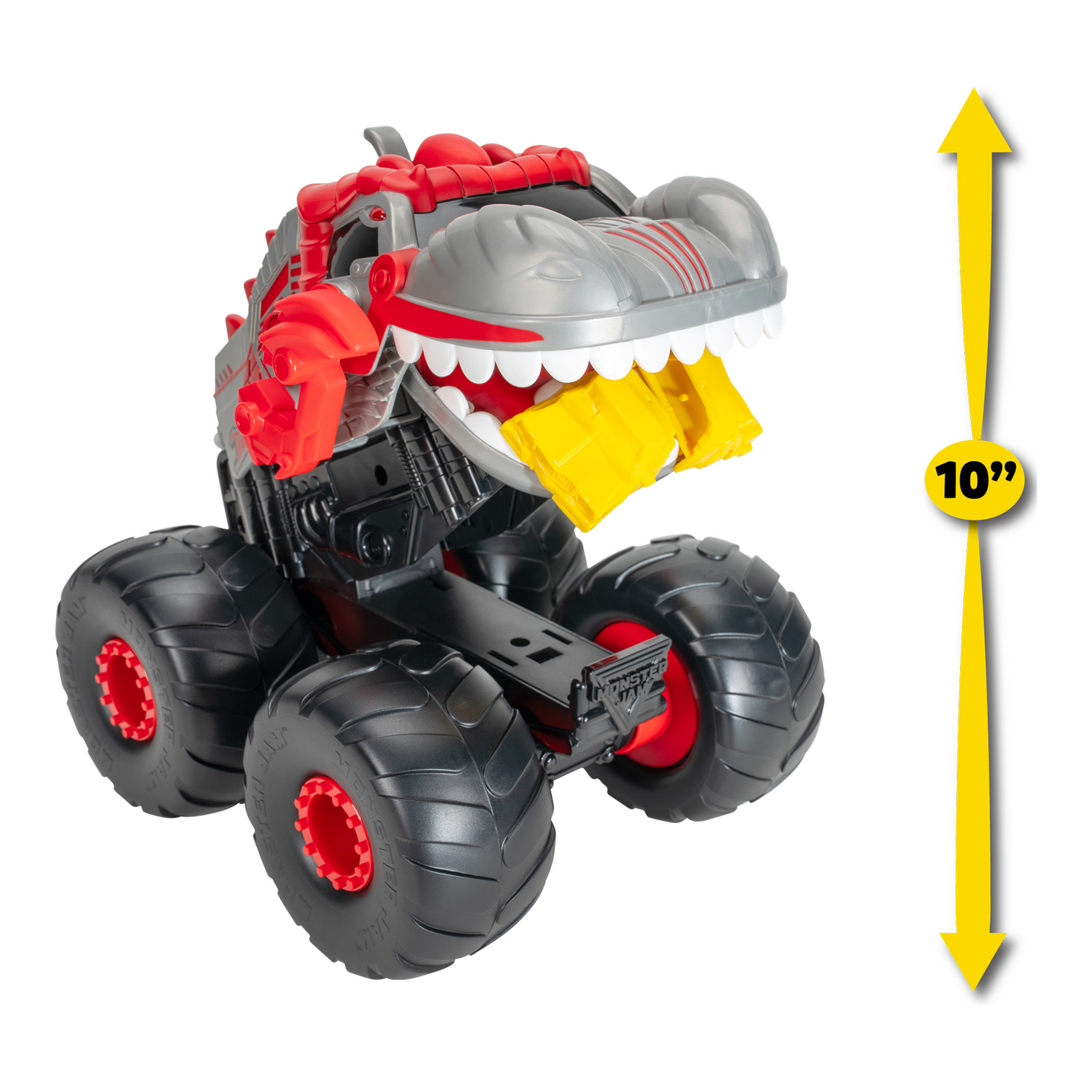 Monster Jam Turbo Shift ThunderROARus 10-Inch Transforming Buildable Truck