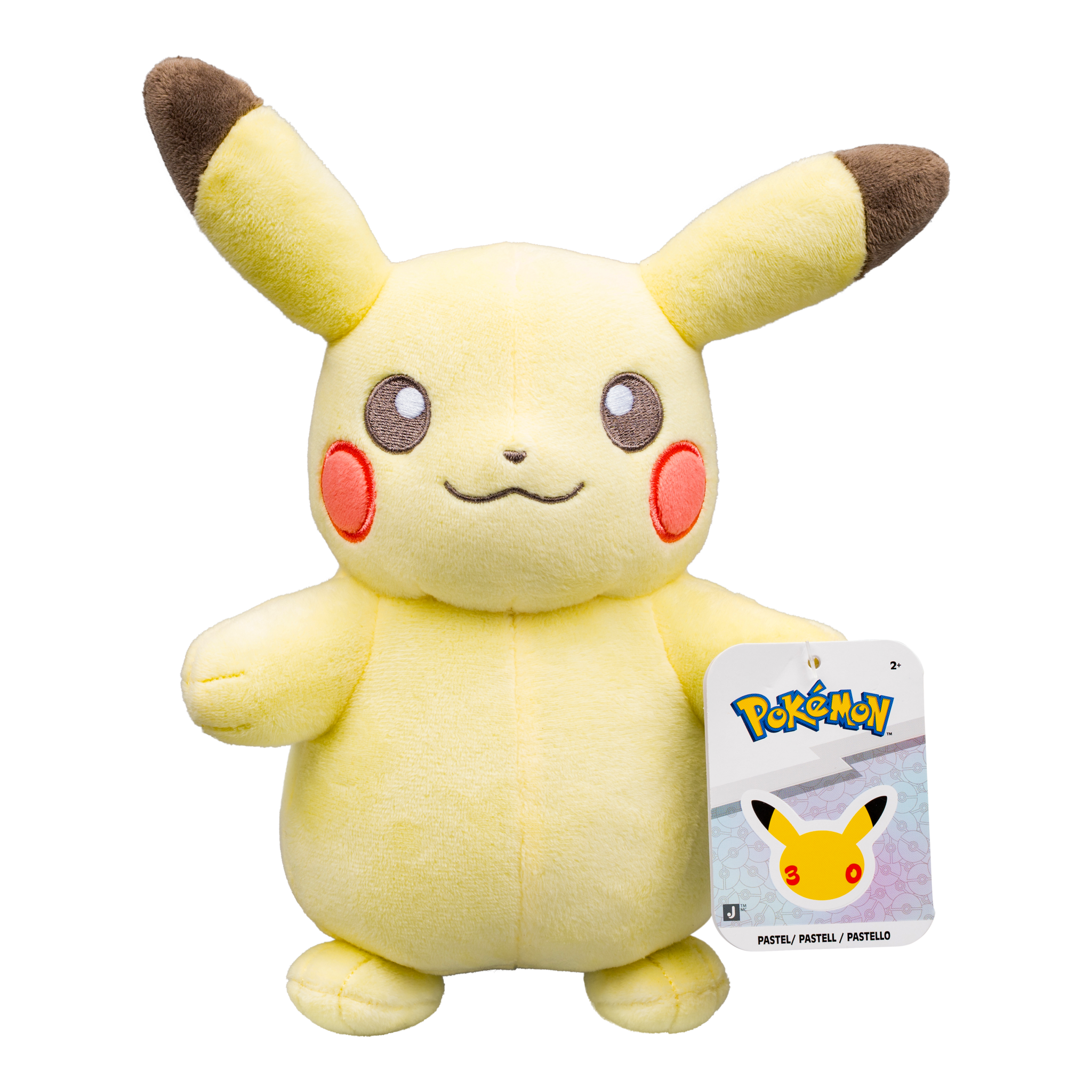 Pokémon 30th Anniversary Pastel Pikachu Plush 20cm