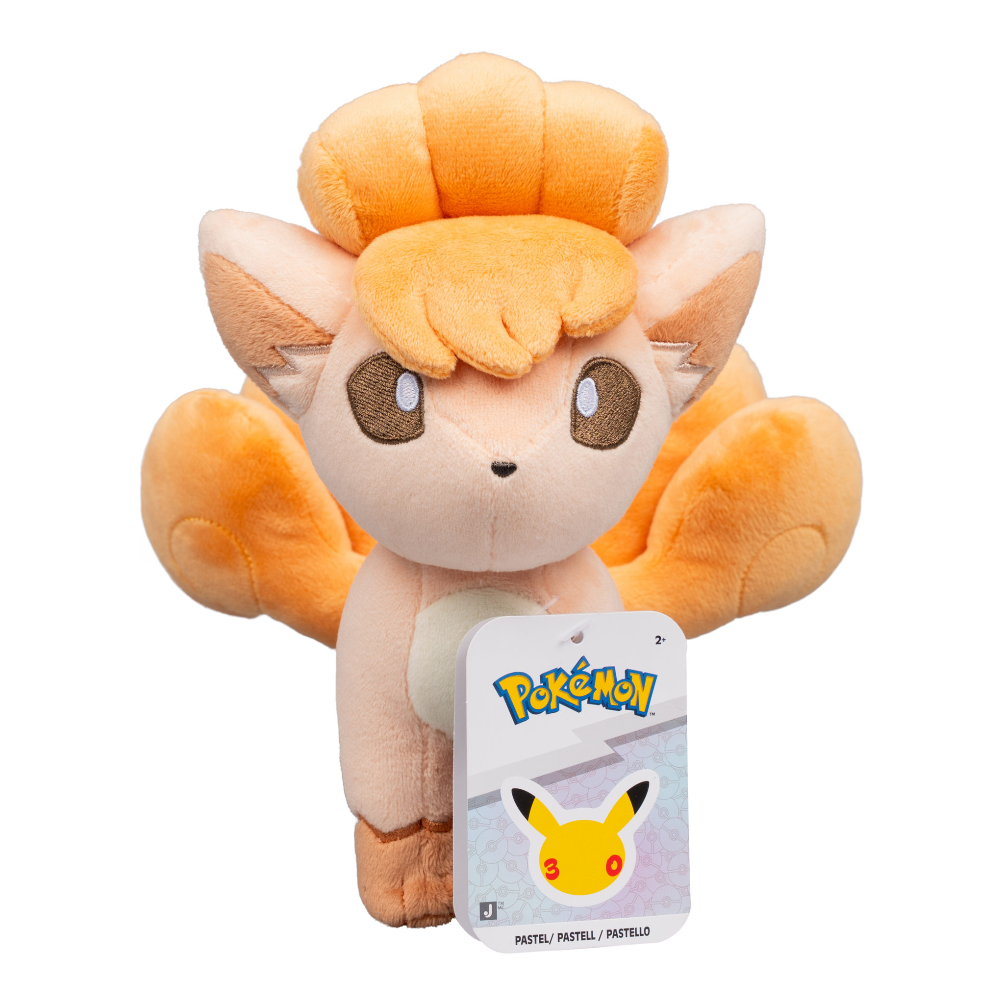 Pokémon 30th Anniversary Pastel Vulpix Plush 8 Inch