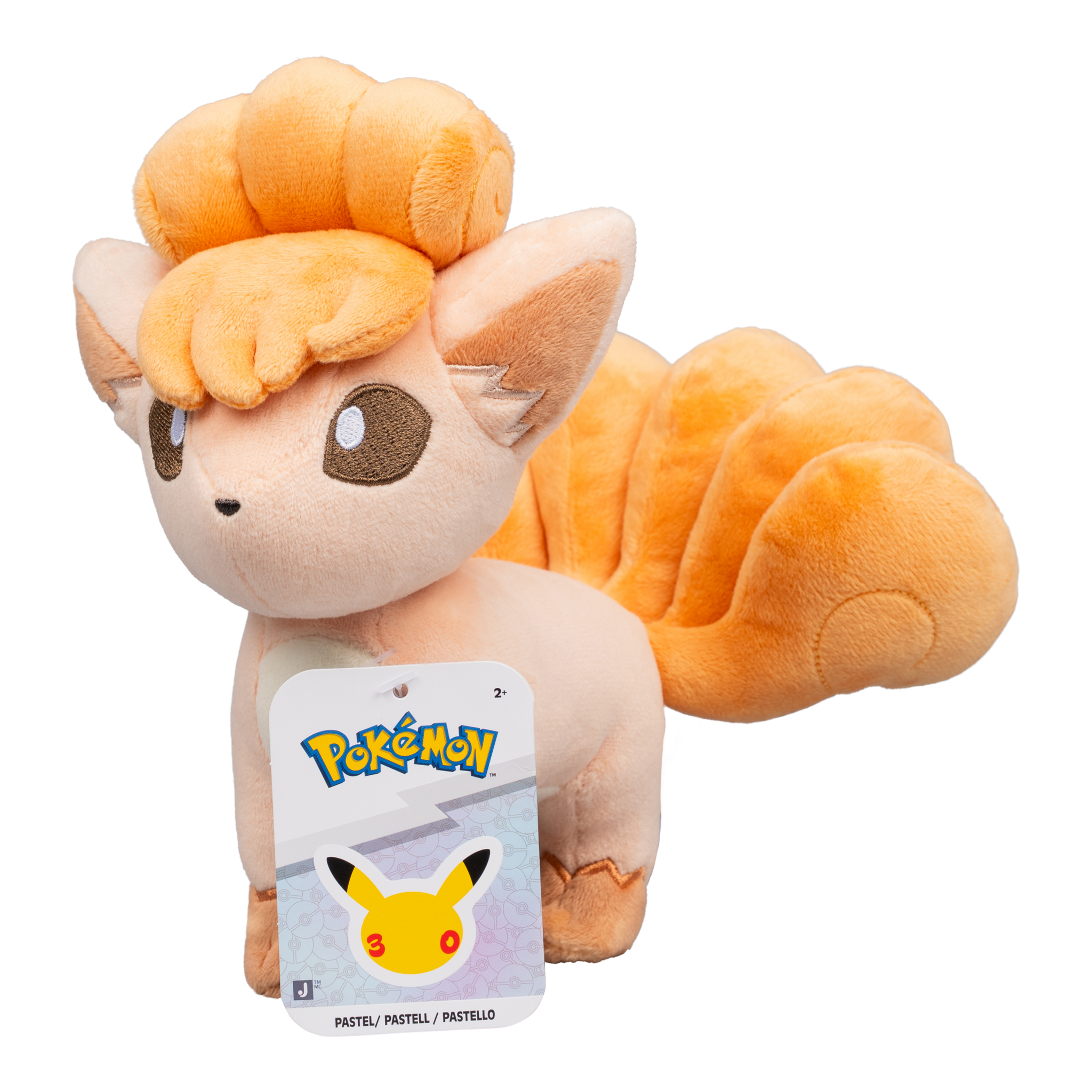 Pokémon 30th Anniversary Pastel Vulpix Plush 8 Inch