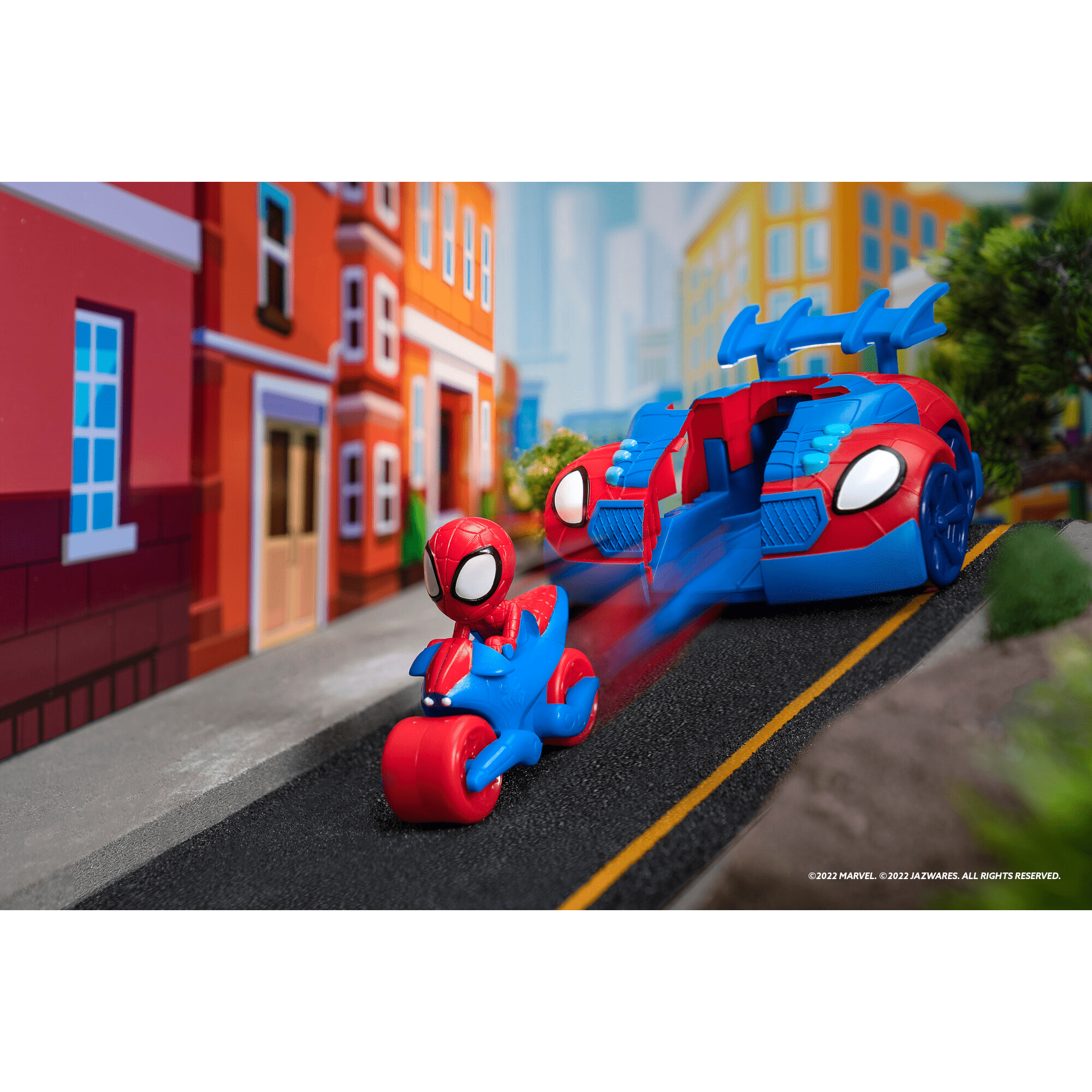 Marvel Spidey and His Amazing Friends Web Strike 2-in-1 Vehicle
