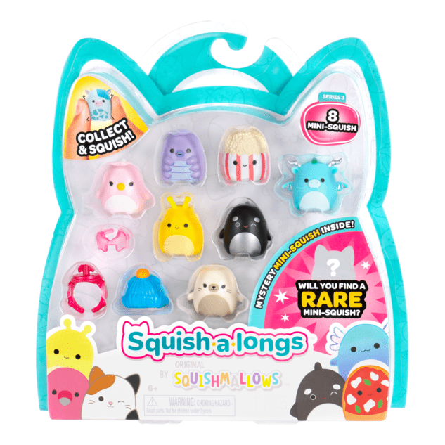 Squish-A-Longs 8 Pack Style 2 W3
