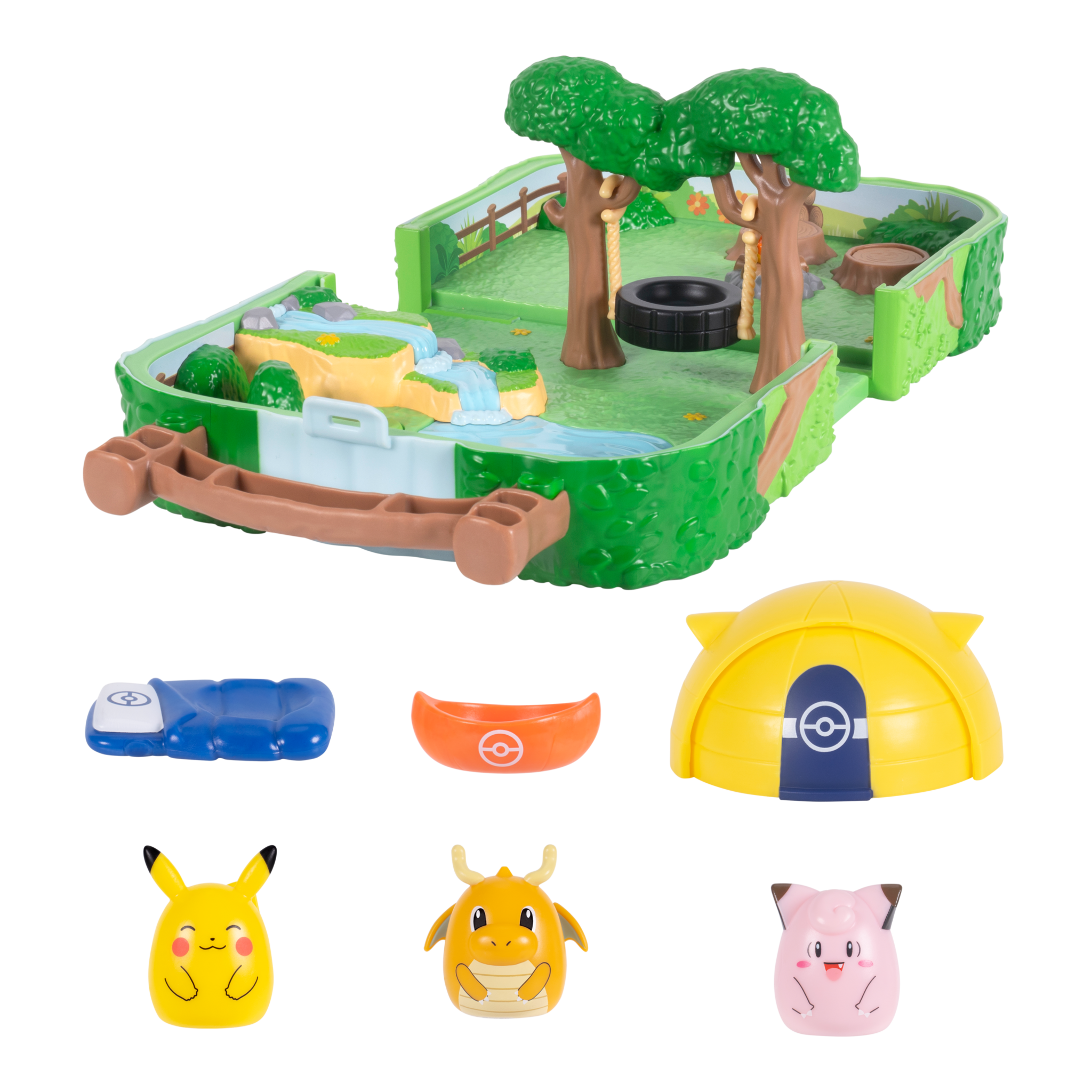 Squishmallows Squish-a-longs Pokémon Center Large Playset