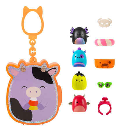 ** Squishalongs - Halloween Clip-a-longs 4 Pk Asst