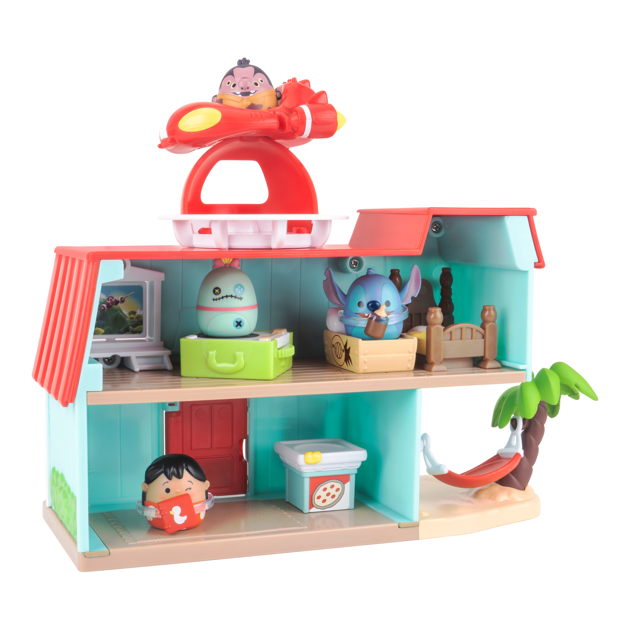 Squish-a-longs Disney Stitch Lilo's House Playset