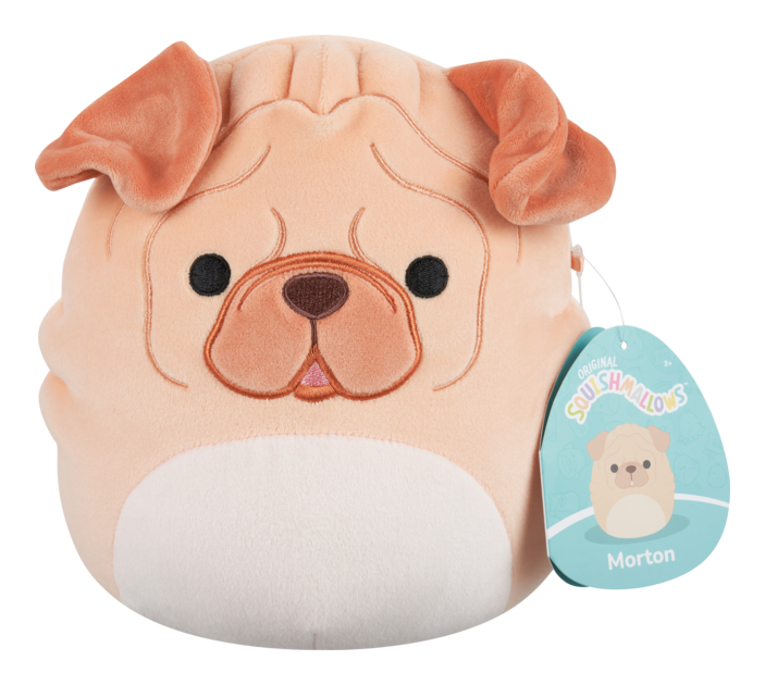 Squishmallows - 8in Morton the Brown Shar Pei