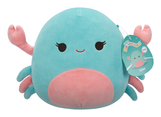Squishmallows - 8in Isler the Pink and Mint Crab