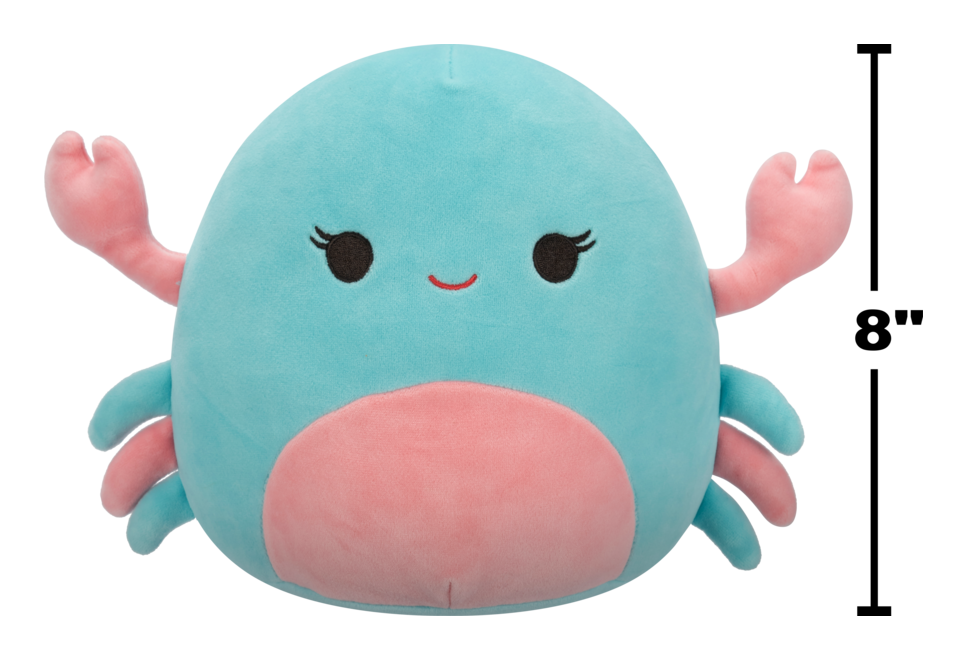 Squishmallows - 8in Isler the Pink and Mint Crab