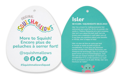 Squishmallows - 8in Isler the Pink and Mint Crab