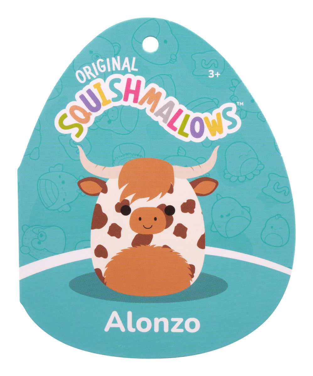 Squishmallows - 8in Alonzo the Brown Highland Cow
